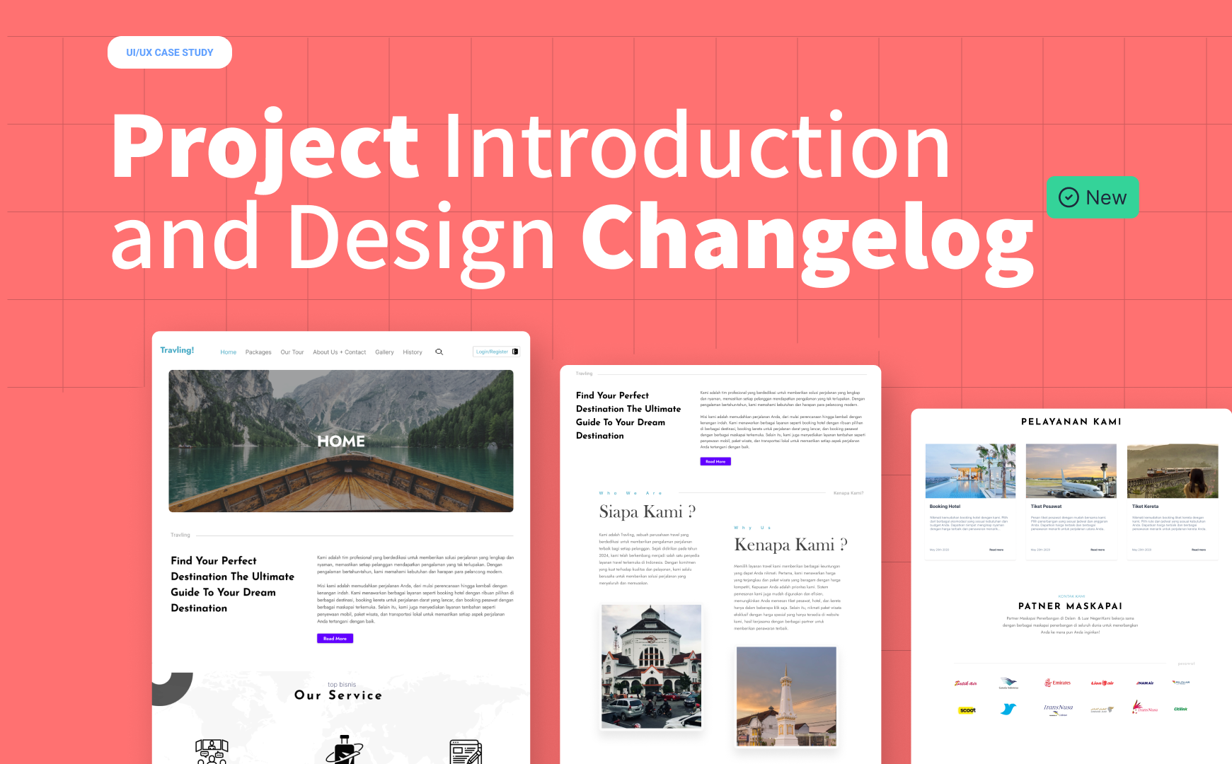 Travling! Website UI/UX