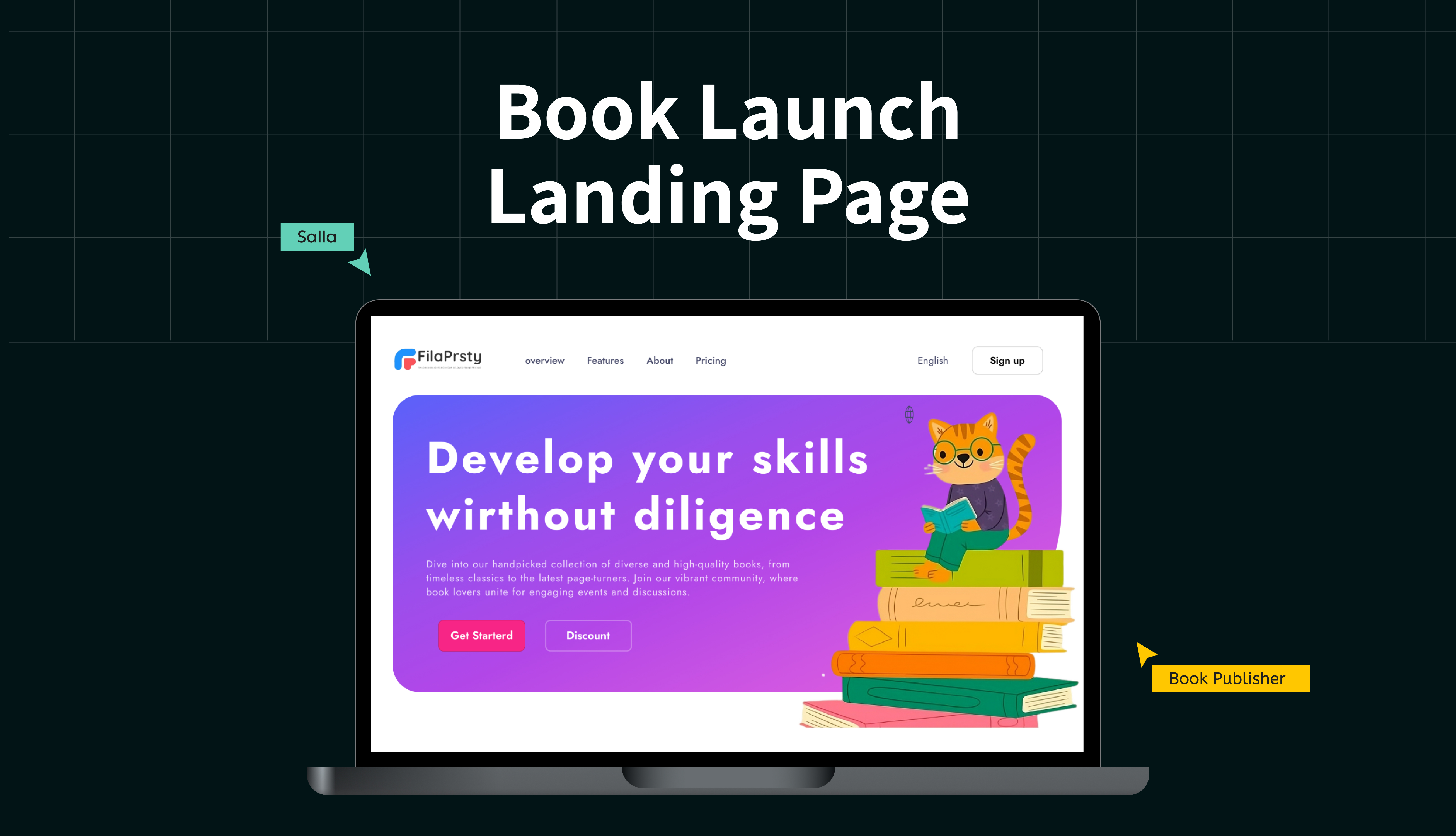 Book Launch Landing Page