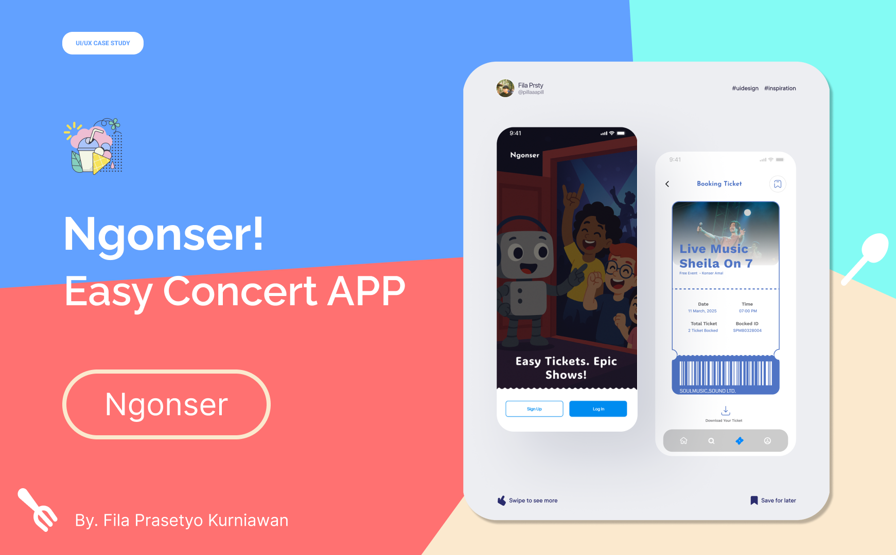 Concert Ticket App UI/UX